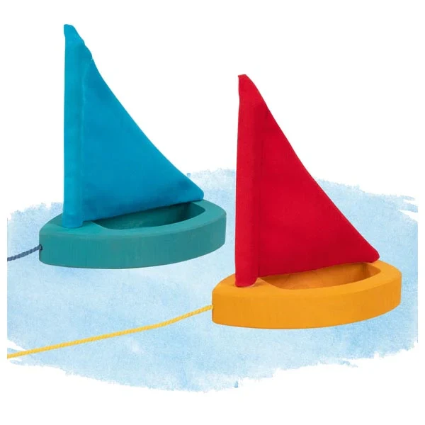 PETIT BATEAU À VOILE EN BOIS – Image 2