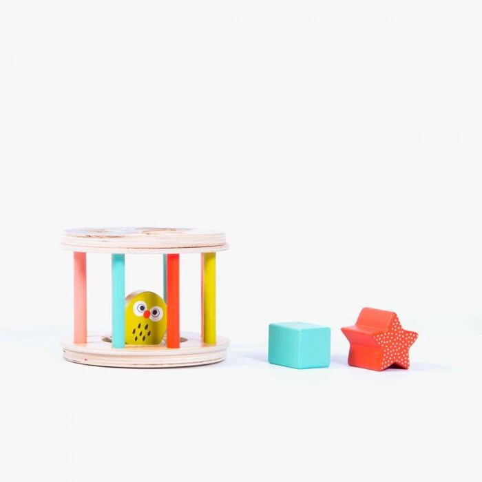 BOÎTE À FORMES À TIRER EN BOIS "DANS LA JUNGLE" – Image 3