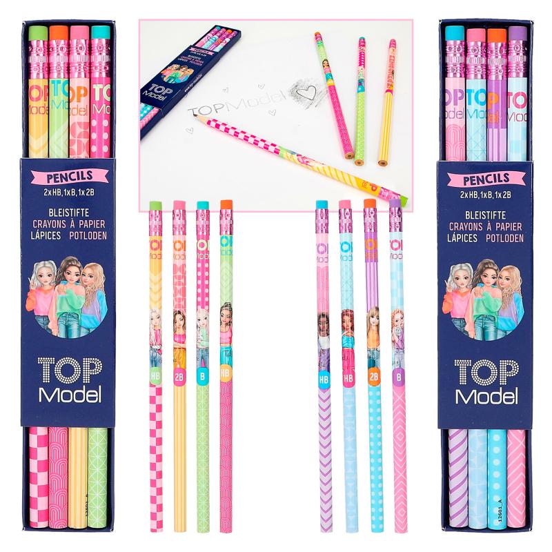 SET DE 4 CRAYONS TopModel