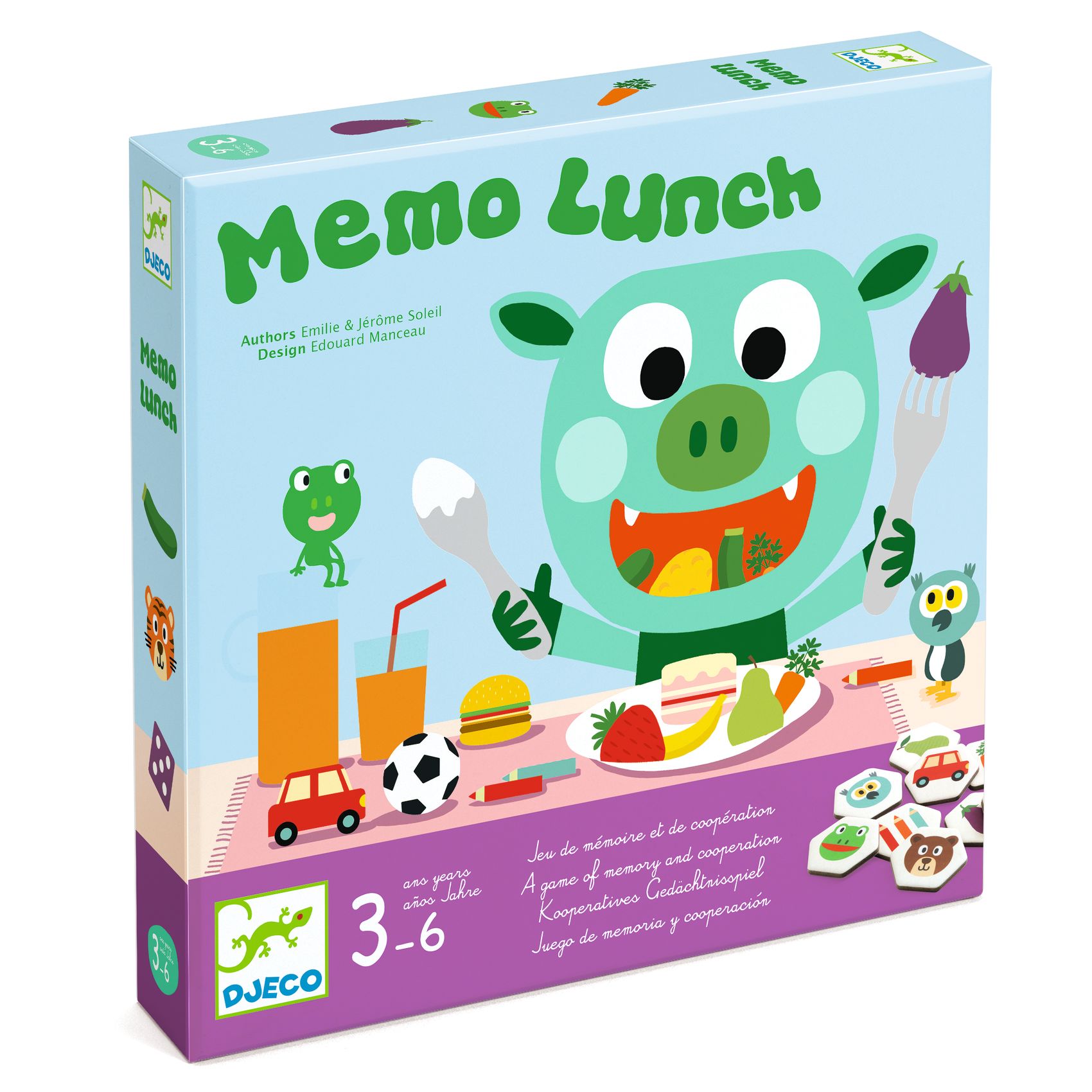 Jeu de mémoire / Memo lunch 3+