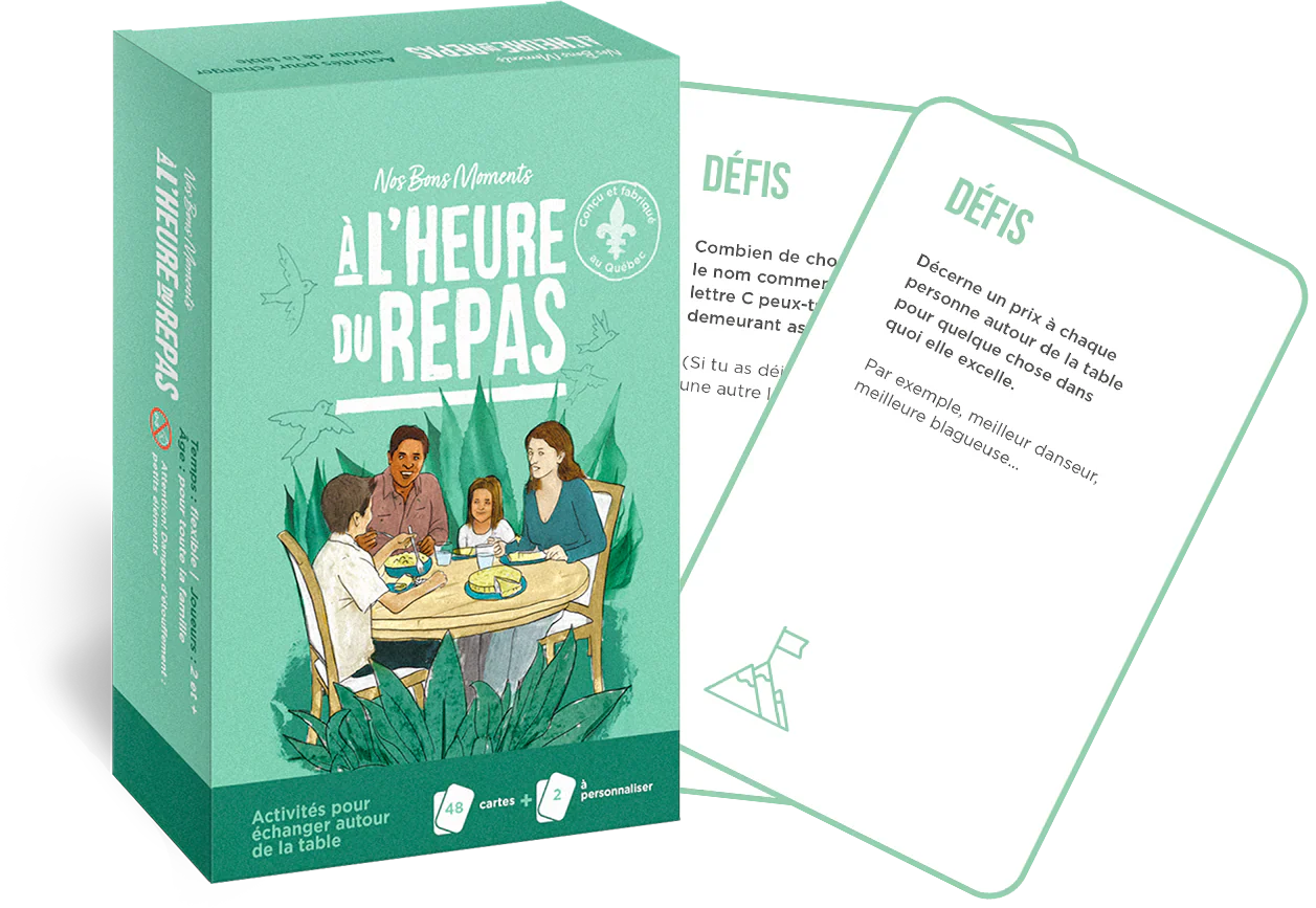 À L'HEURE DU REPAS "NOS BONS MOMENTS"