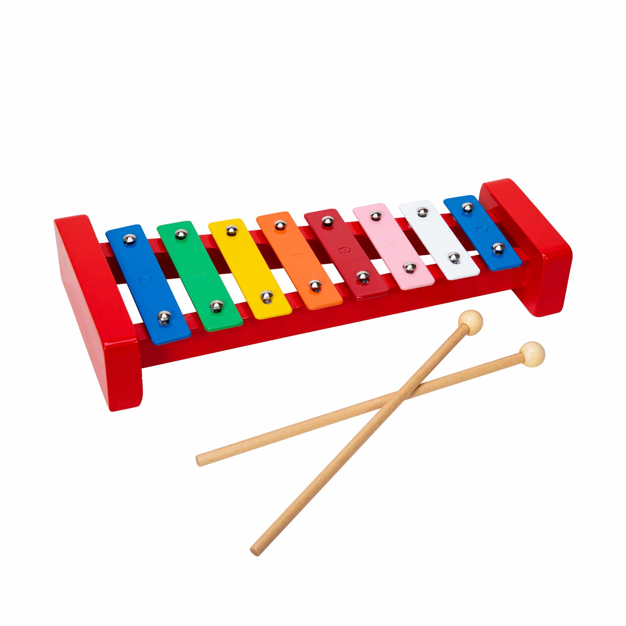 XYLOPHONE EN BOIS AVEC TOUCHE EN MÉTAL