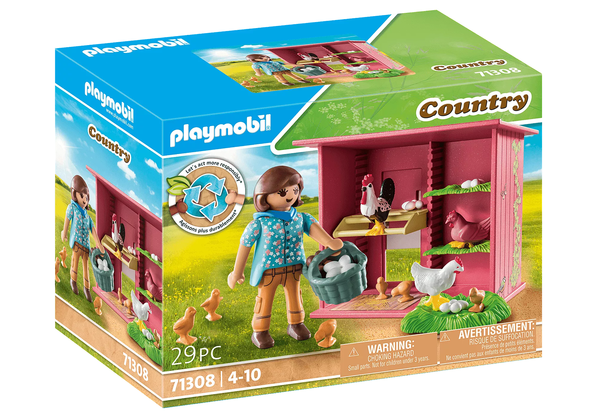 AGRICULTRICE ET POULAILLER "COUNTRY" – Image 4