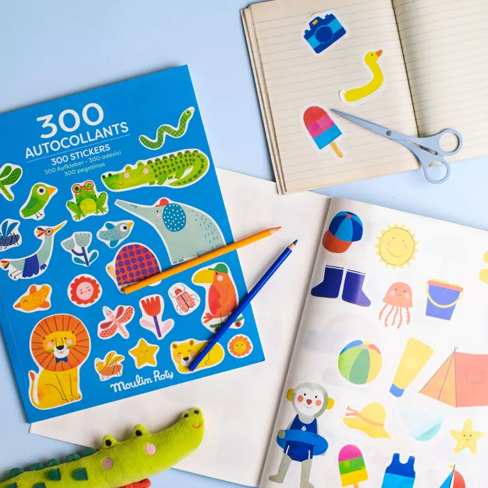 CAHIER 300 AUTOCOLLANTS "LES TOUPITIS"