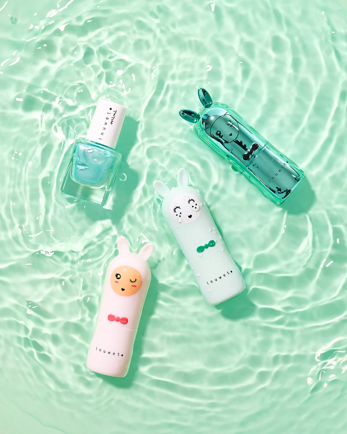 Duo baume à lèvres – vernis / Aqua – Image 2