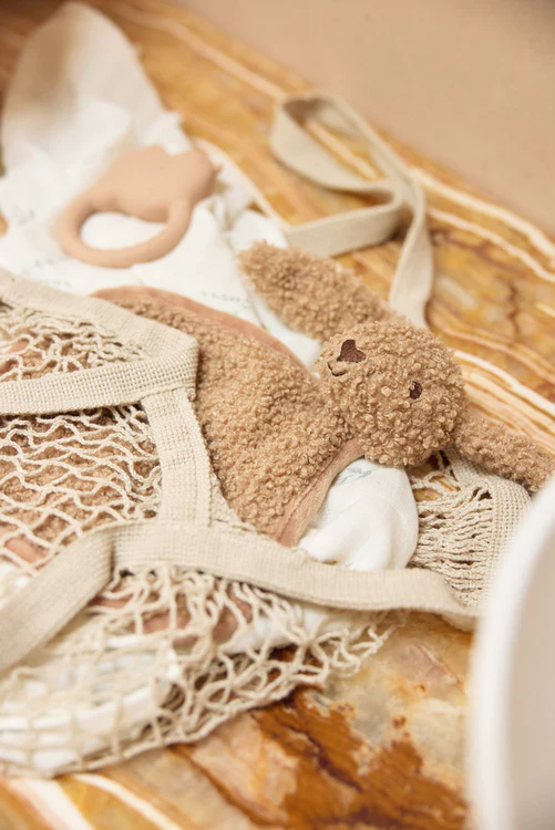 Attache tétine Teddy lapin / Biscuit – Image 4