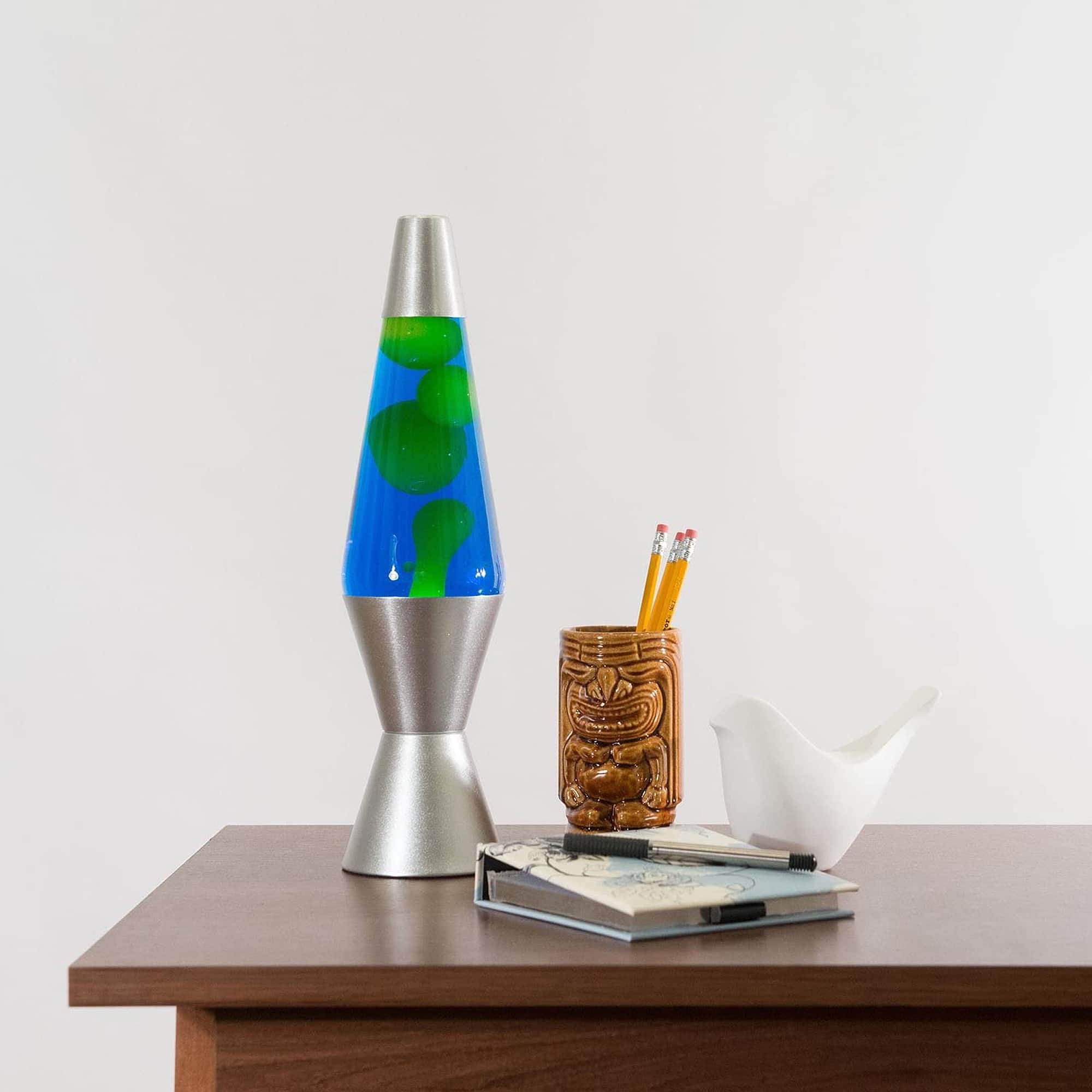 LAMPE À LAVE VERTE ET BLEUE ¨LAVA LAMP¨