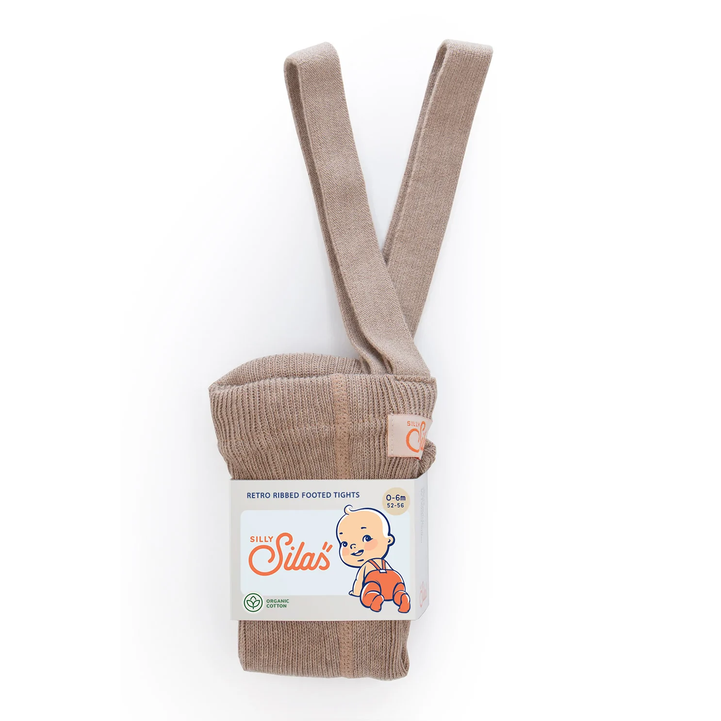 Collant à bretelles avec pieds / Peanut blend