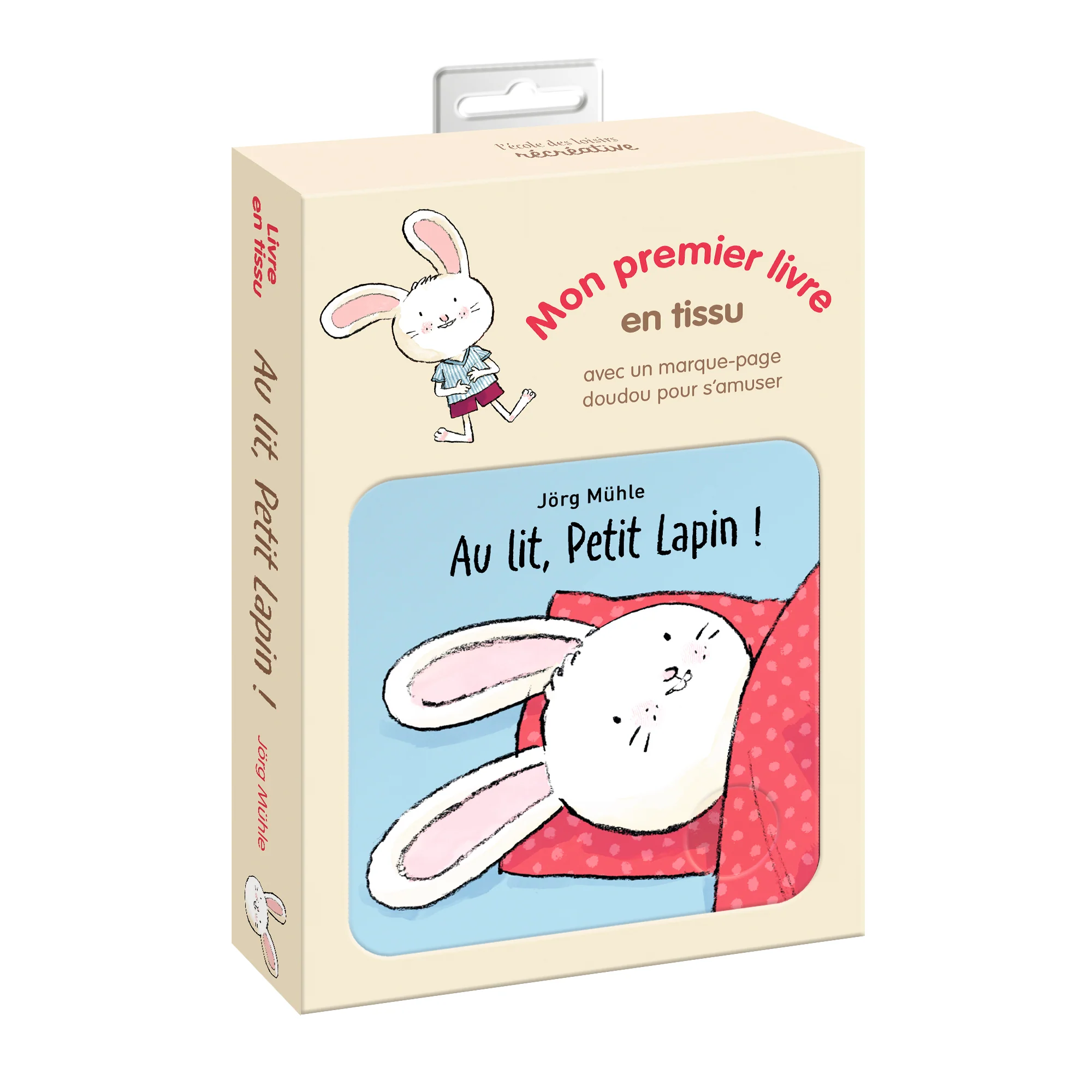 AU LIT, PETIT LAPIN ! MON PREMIER LIVRE EN TISSU