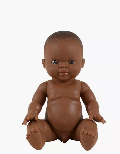 Poupée garçon d’Afrique aux yeux clairs / Zach