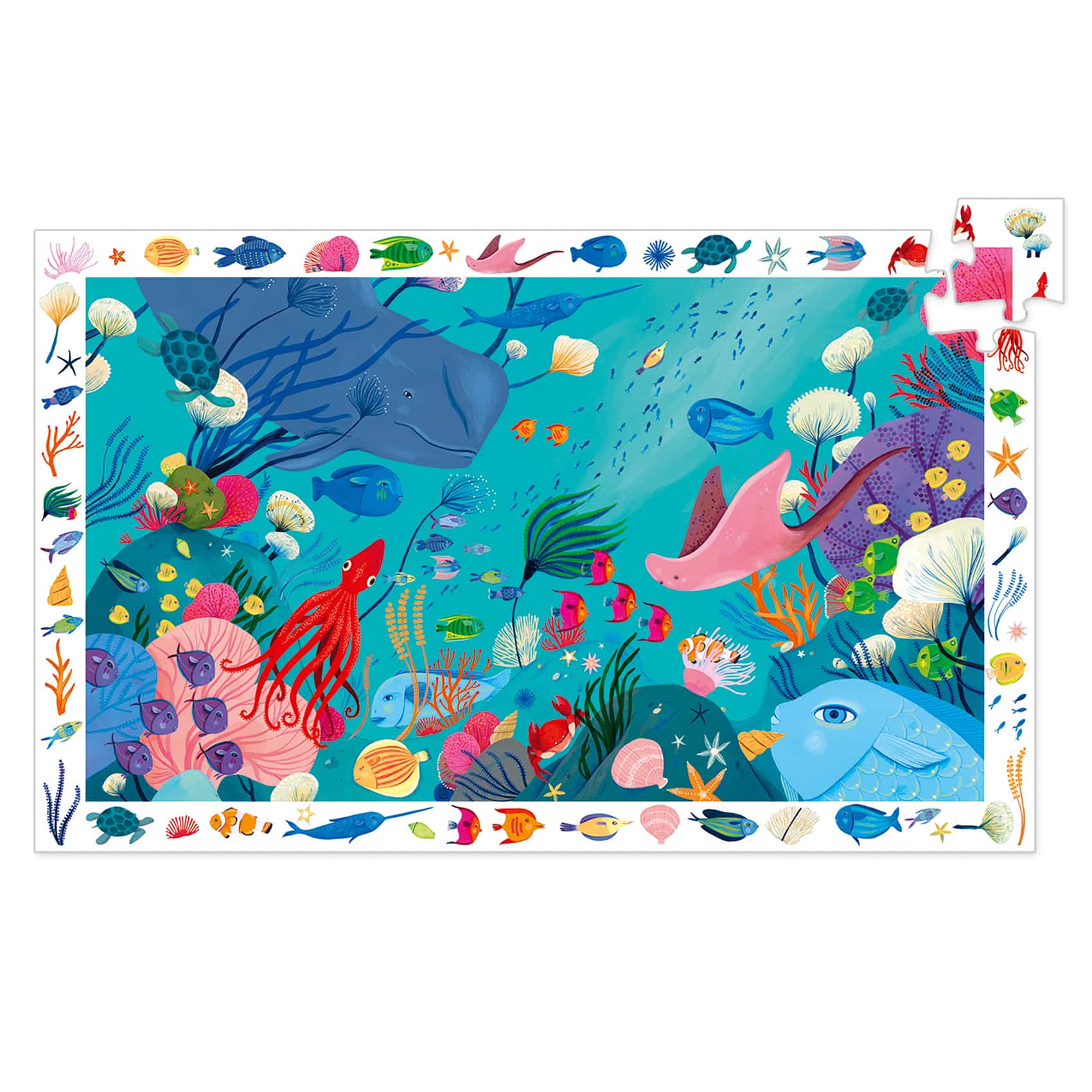 PUZZLE AQUATIQUE 54 pcs DJ07562 Djeco – Image 2