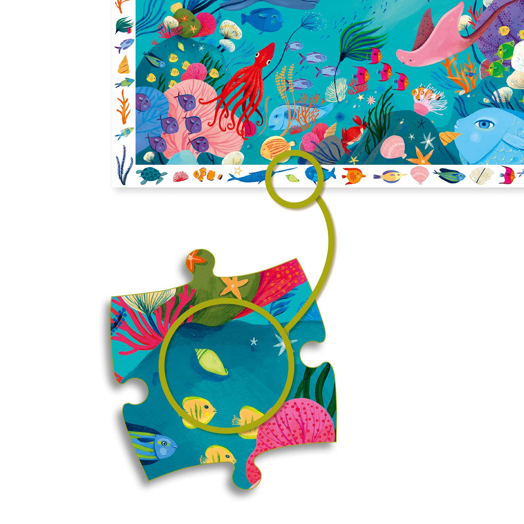 PUZZLE AQUATIQUE 54 pcs DJ07562 Djeco – Image 3