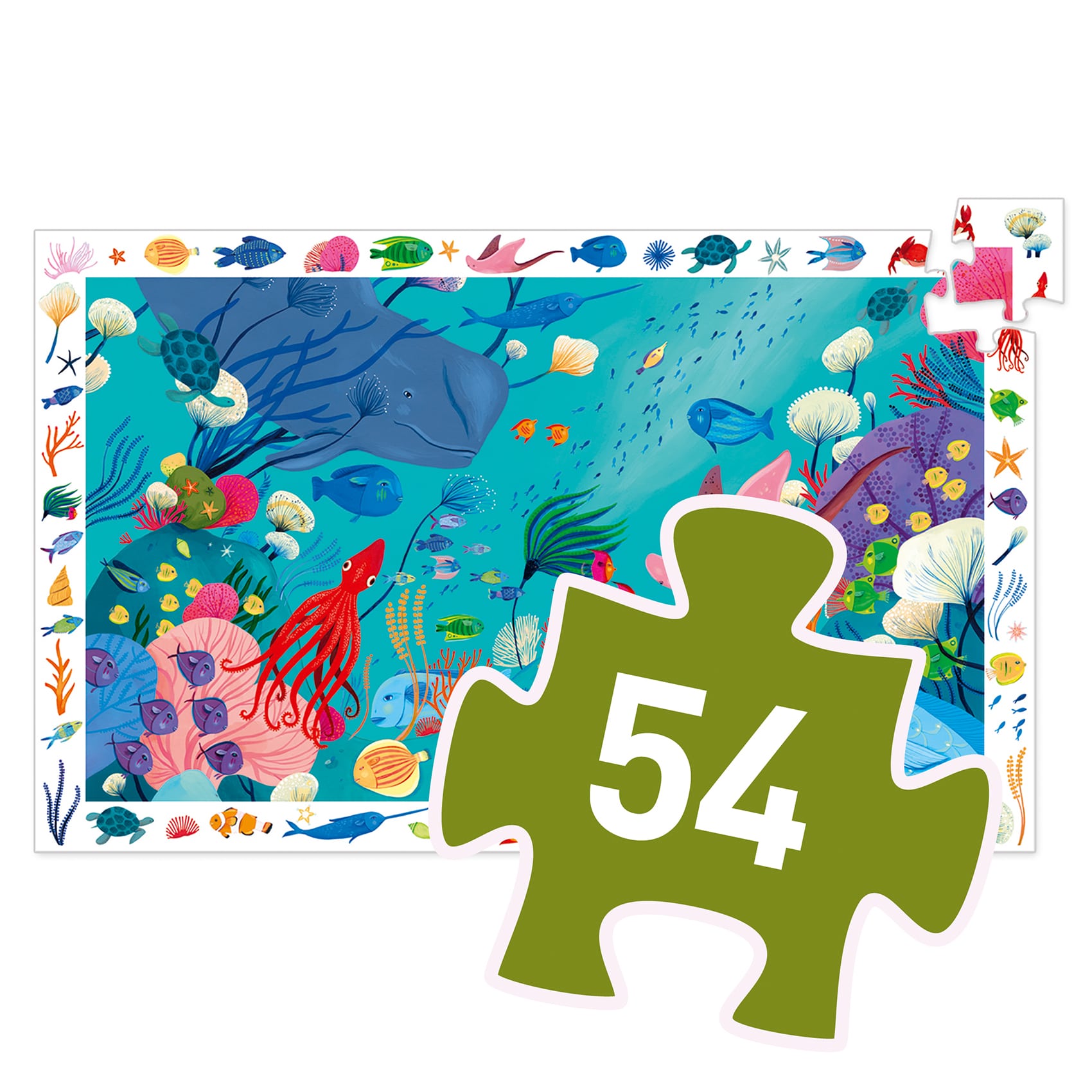 PUZZLE AQUATIQUE 54 pcs DJ07562 Djeco – Image 5