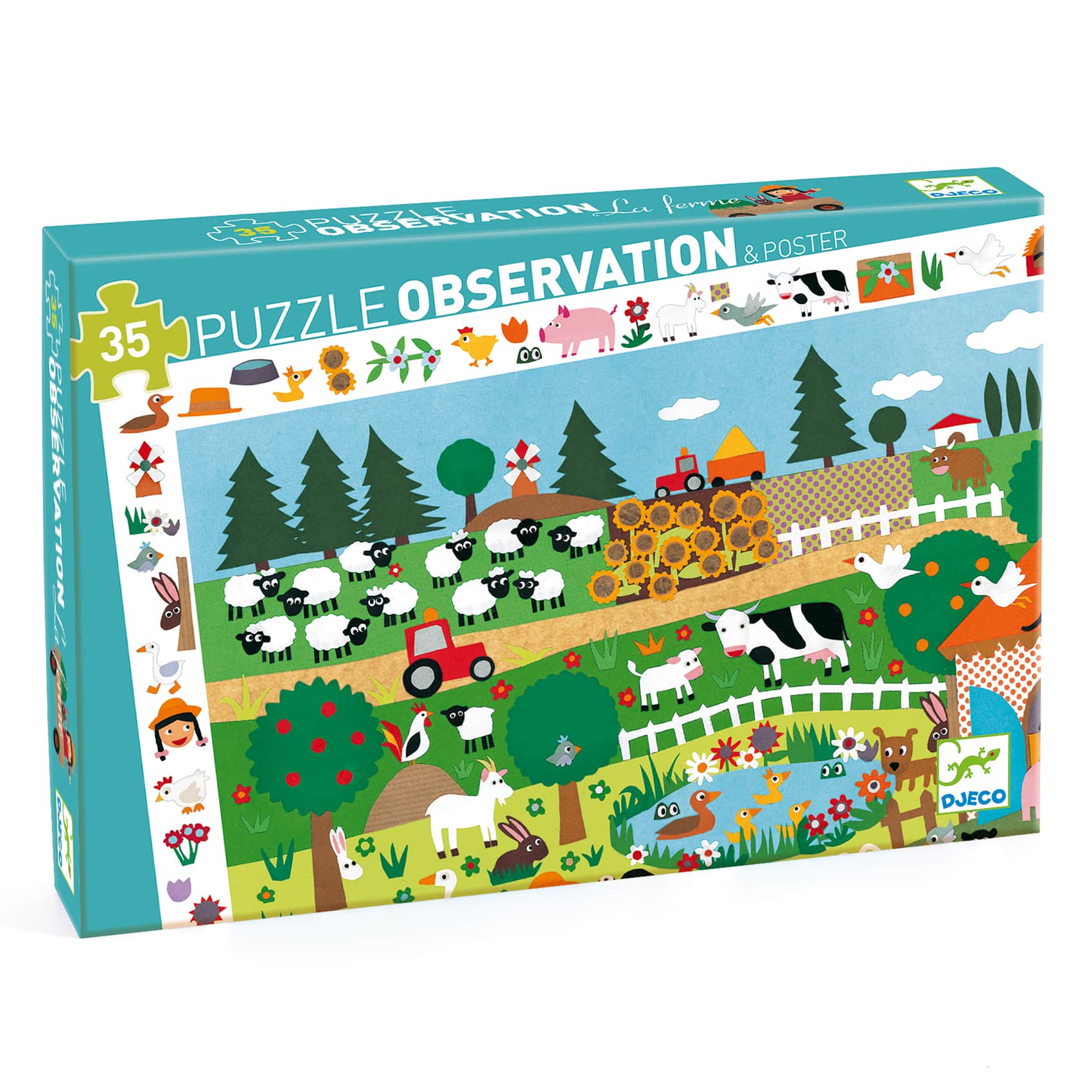PUZZLE FERME 35 pcs DJ07591 Djeco