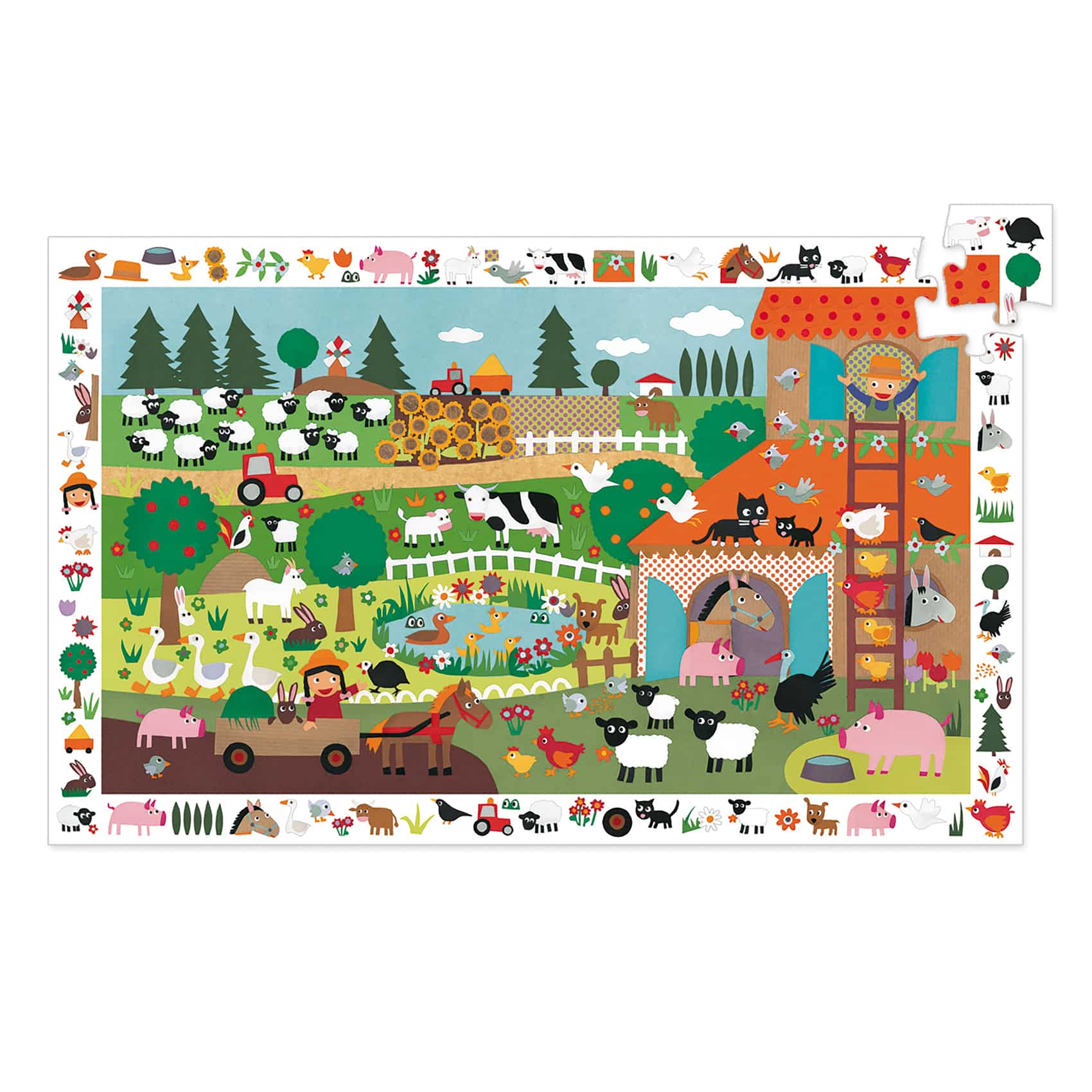 PUZZLE FERME 35 pcs DJ07591 Djeco – Image 2