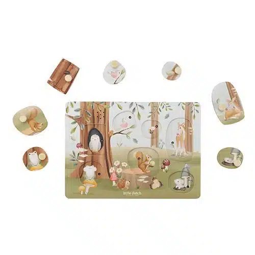 PUZZLE SONORE FORÊT Little Dutch – Image 5
