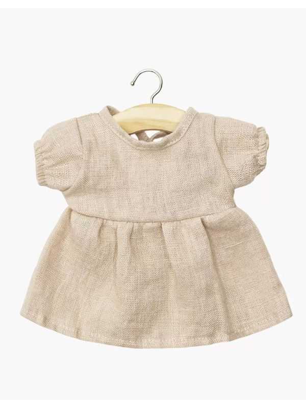 Robe en lin / Nude