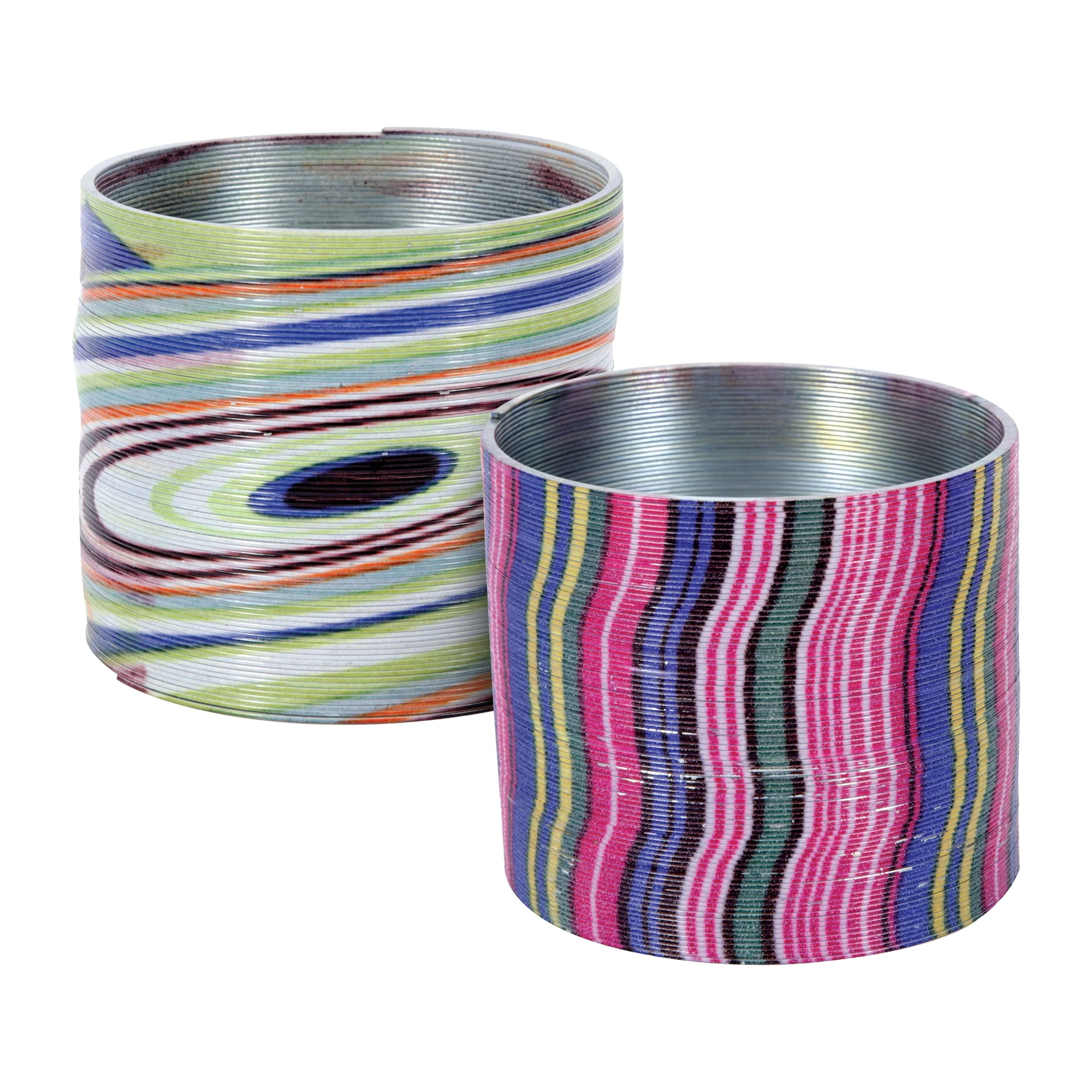 SLINKY EN MÉTAL À MOTIF COLORÉ – Image 4