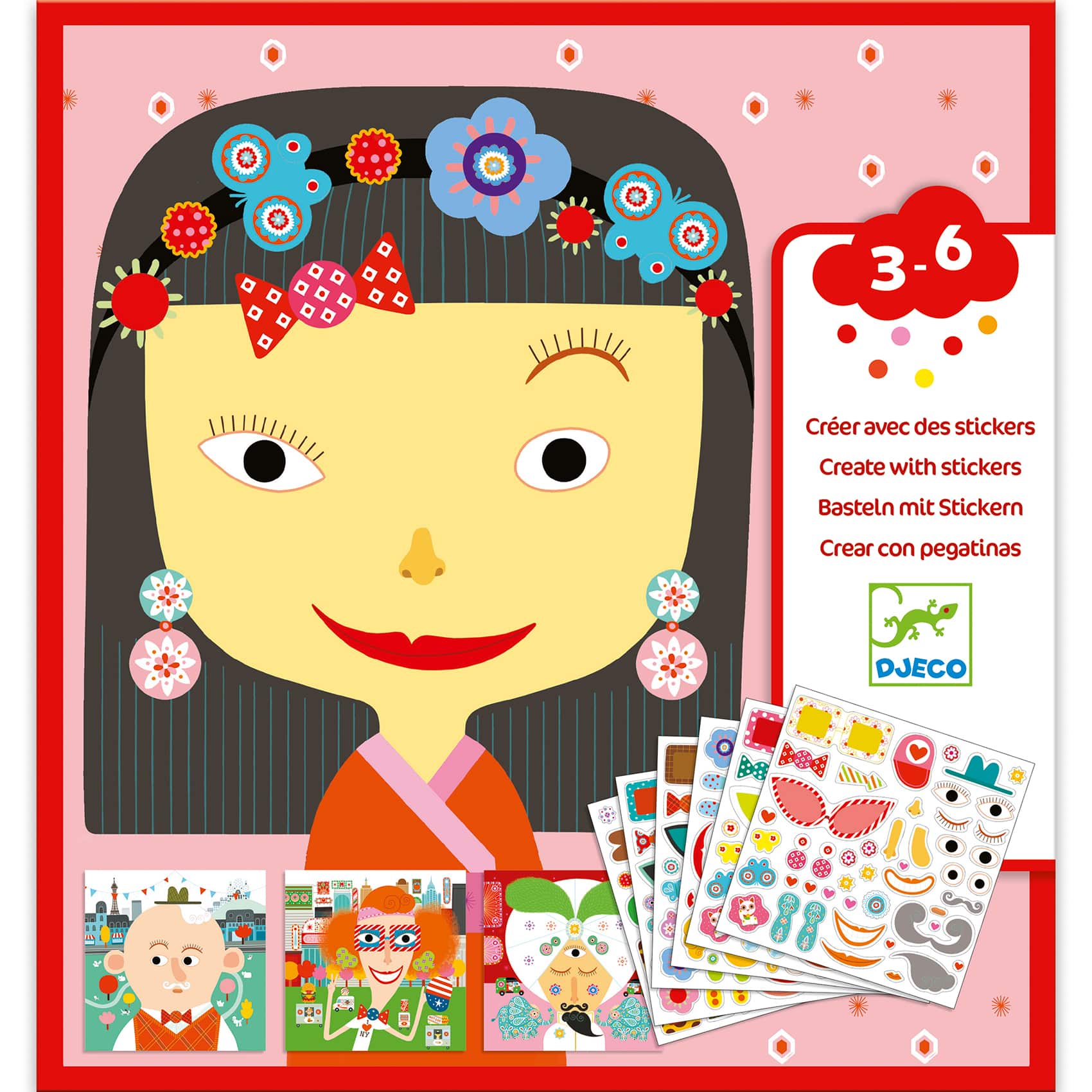 STICKERS TOUS DIFFÉRENTS DJ08934 Djeco