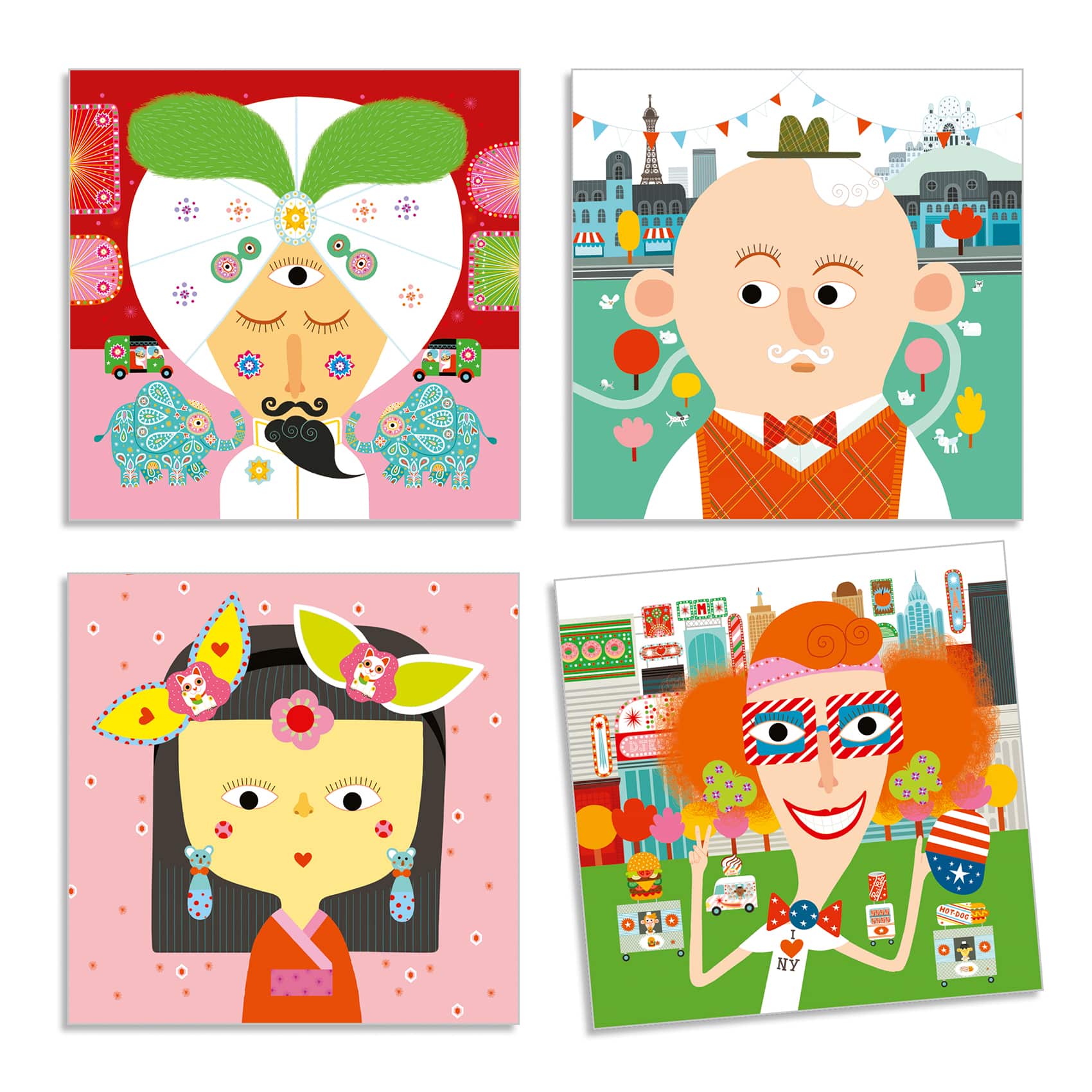 STICKERS TOUS DIFFÉRENTS DJ08934 Djeco – Image 2