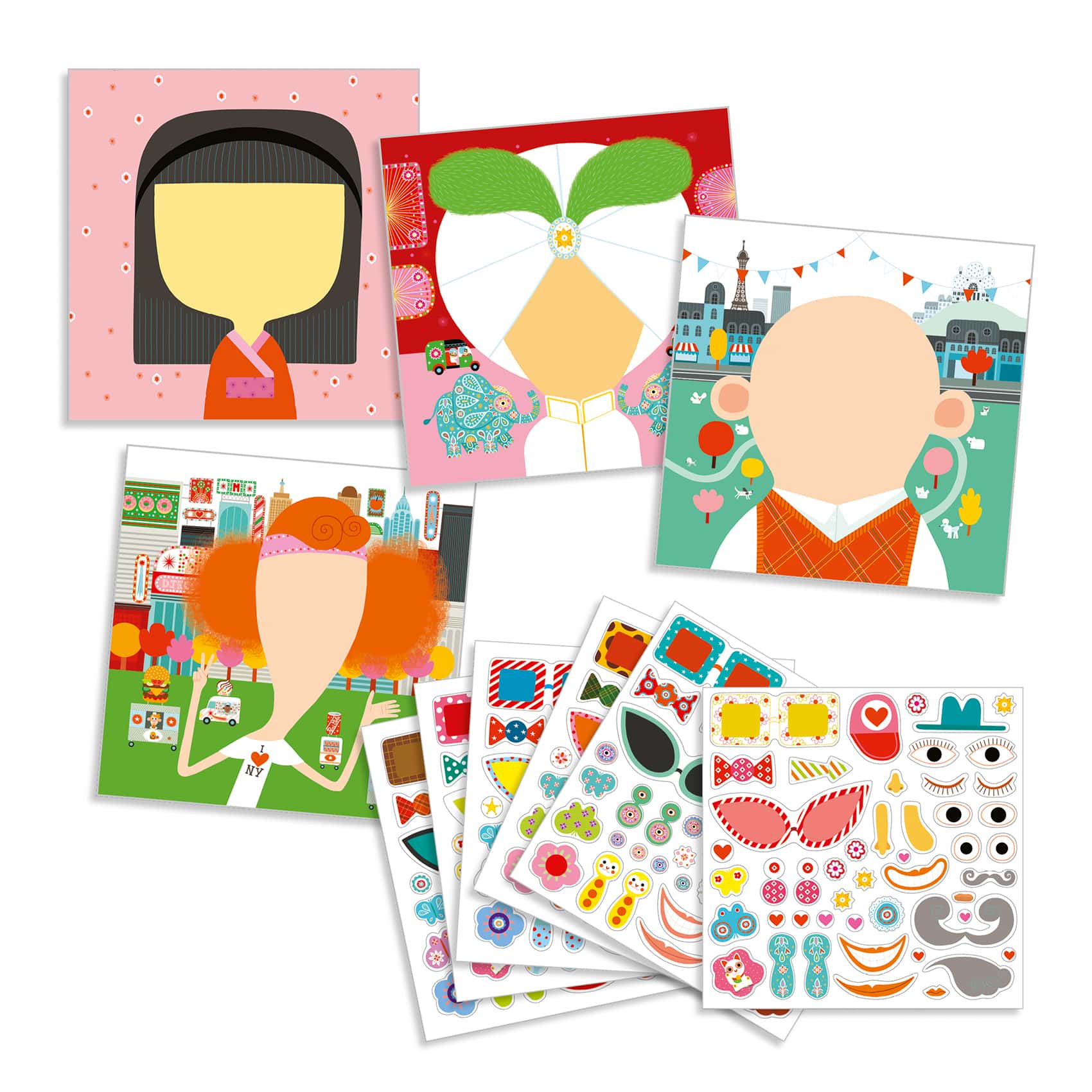 STICKERS TOUS DIFFÉRENTS DJ08934 Djeco – Image 3