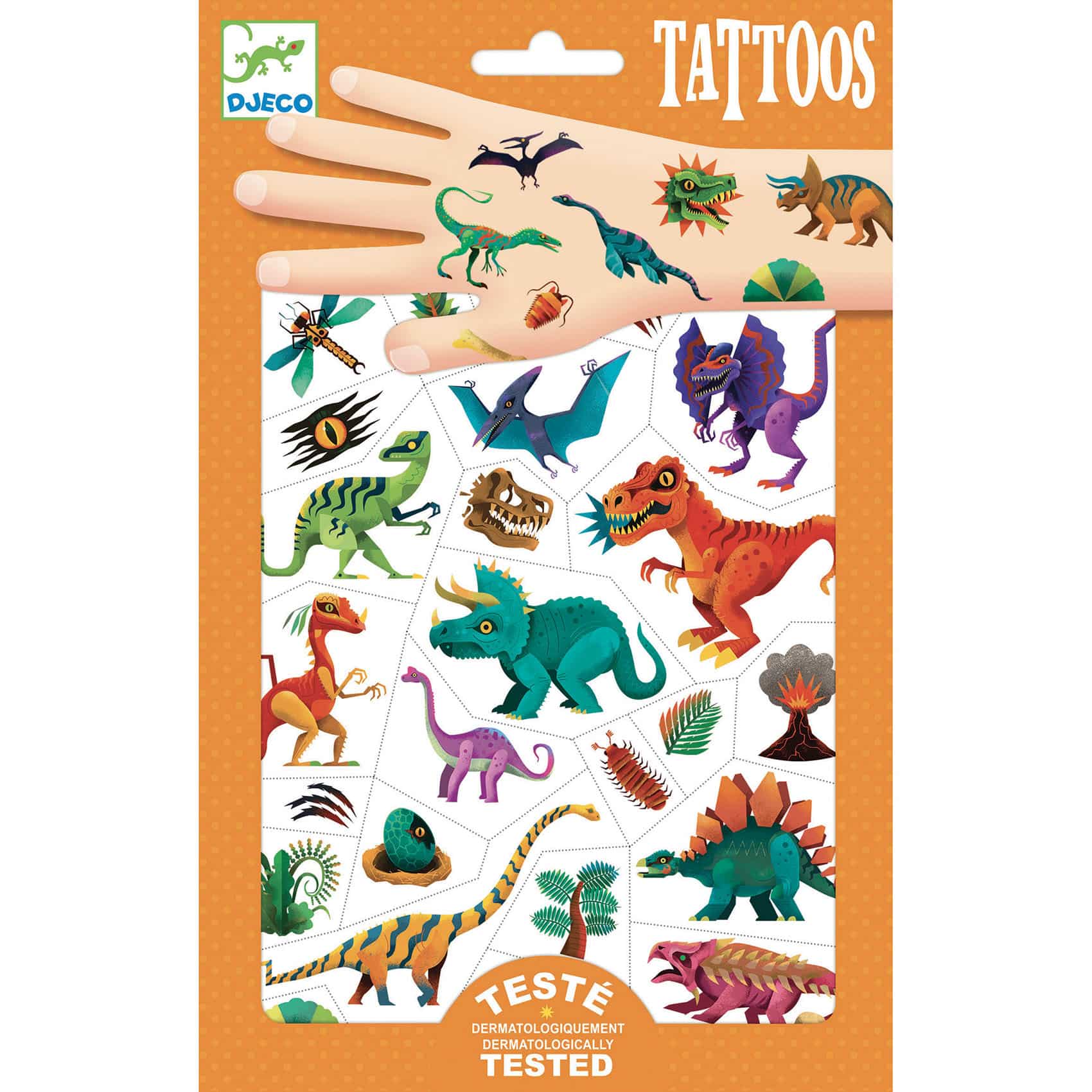 TATOUAGES DINOSAURES DJ09598 Djeco