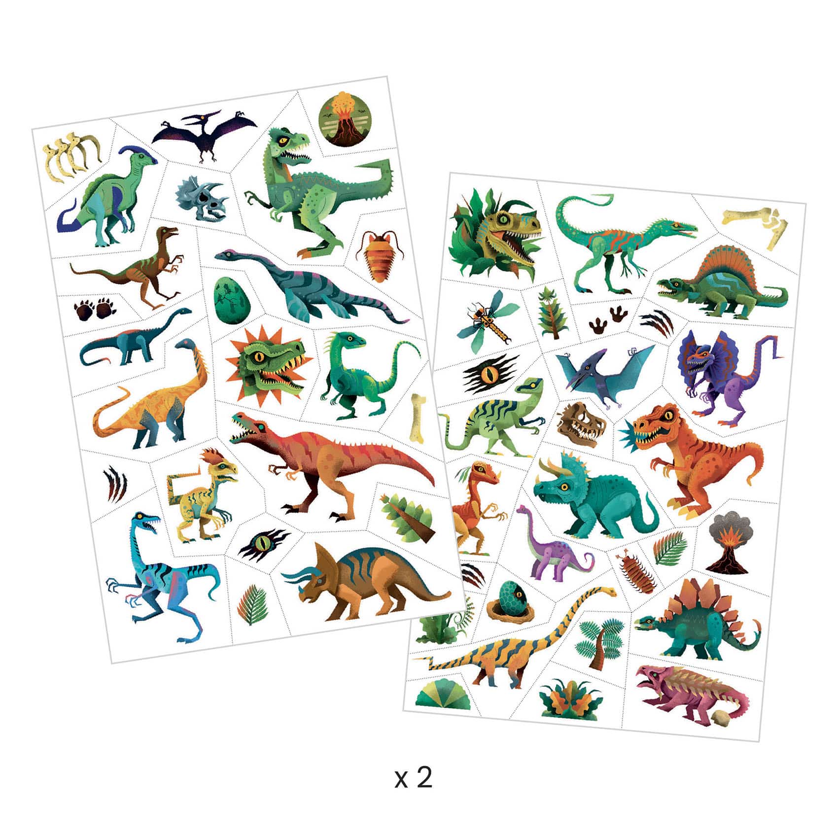 TATOUAGES DINOSAURES DJ09598 Djeco – Image 2