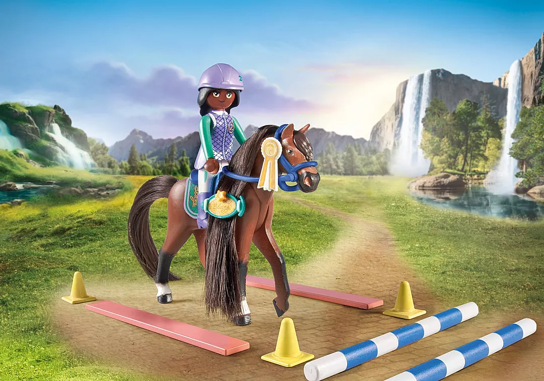 ZOE ET BLAZE AVEC PARCOURS D'OBSTACLE "HORSES OF WATERFALL" – Image 4